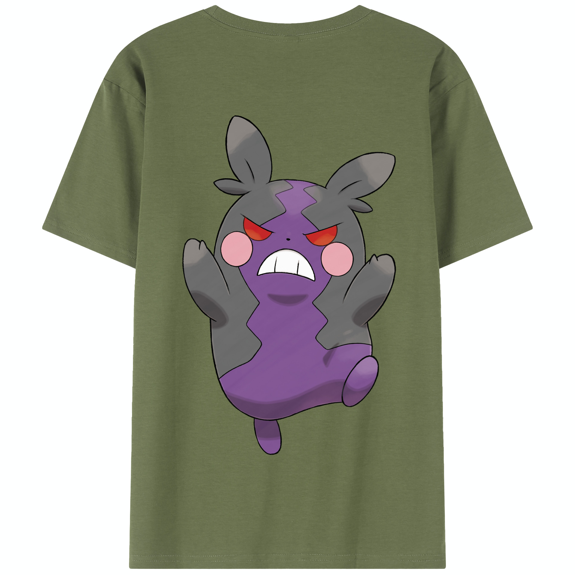 （画像用） ポケットモンスター Pokémon 綿100％半袖Tシャツ（背面プリント）